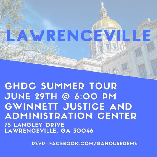 Georgia House Democratic Caucus Redistricting discussion