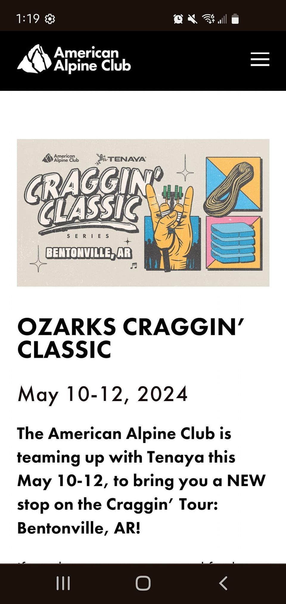 AAC Craggin Classic 