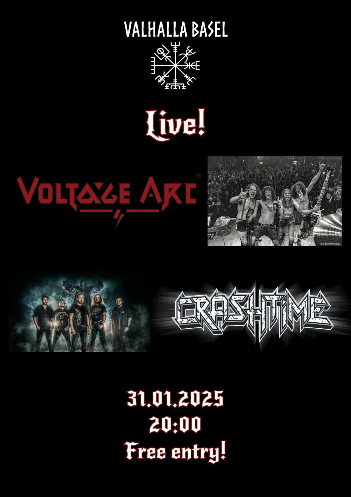 Live: Voltage Arc & Crashtime