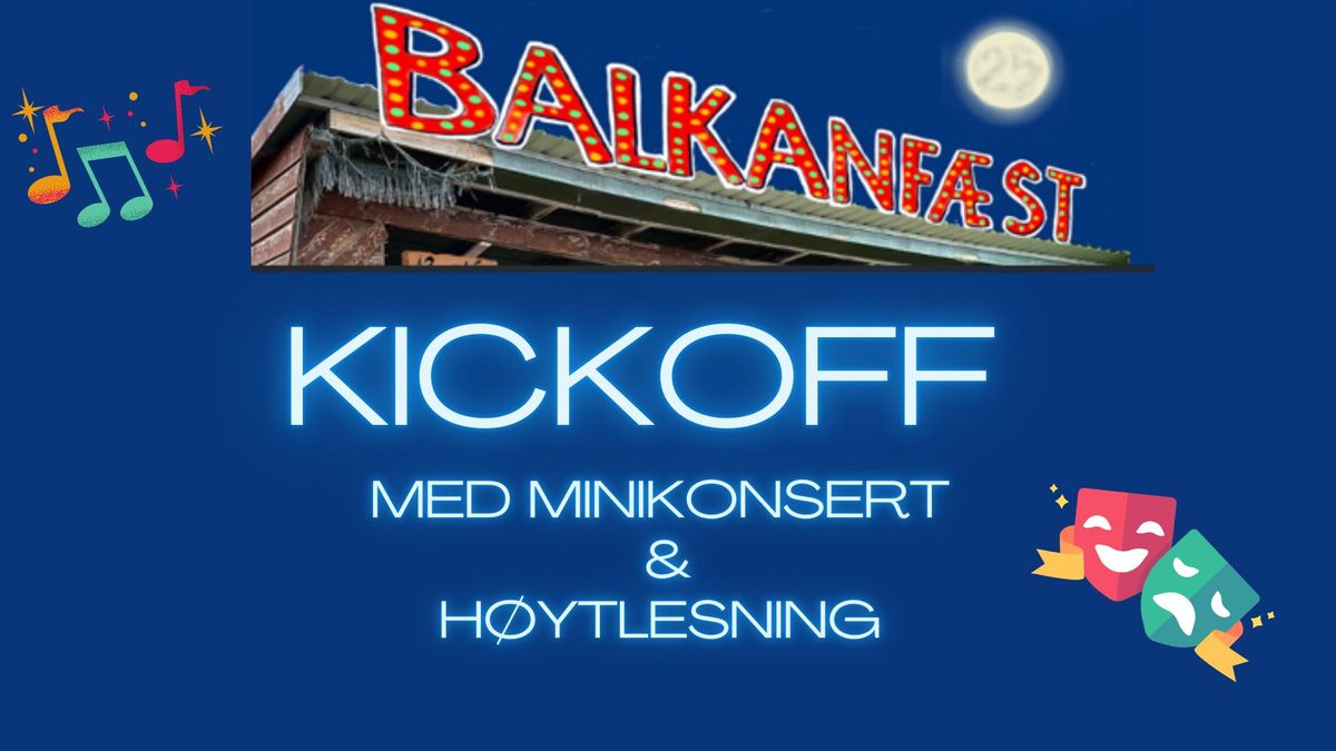 Kickoff til BalkanFest: Minikosert og h\u00f8ytlesning