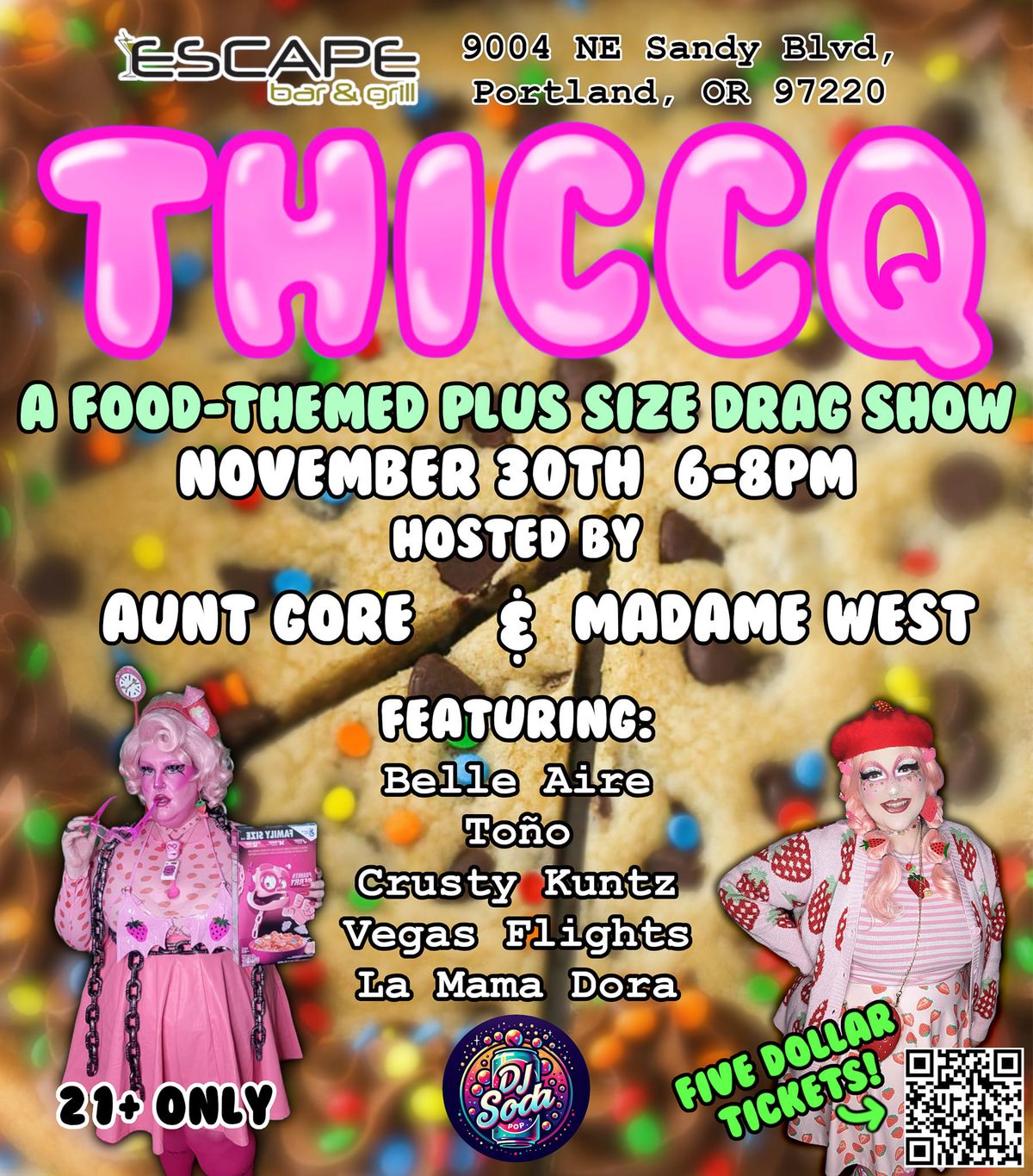 THICCQ: A Food Themed Plus Size Drag Show