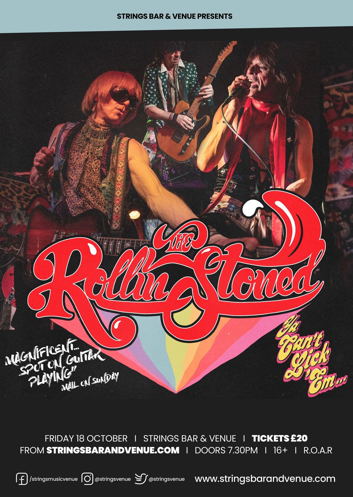 The Rolling Stoned Live at Strings Bar & Venue