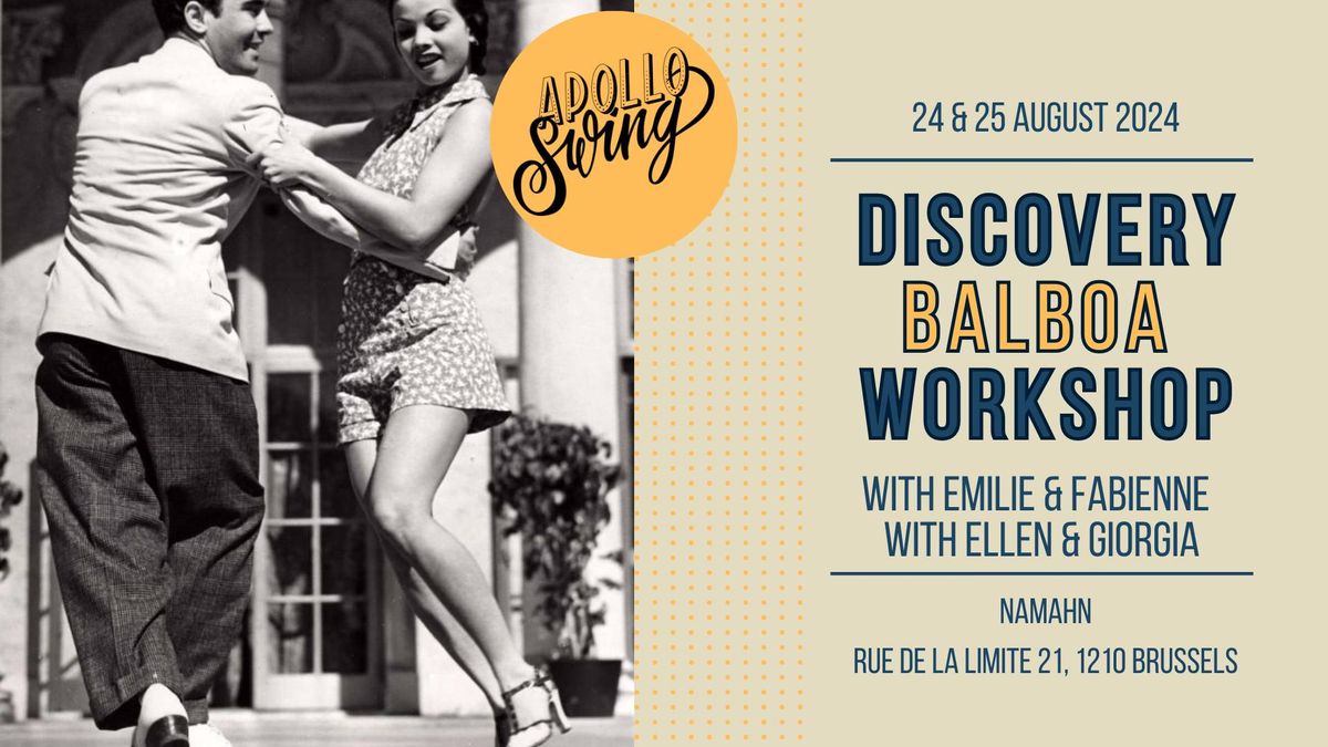 Balboa discovery workshop with Emilie & Fabienne \/ Ellen & Giorgia - Apollo Swing