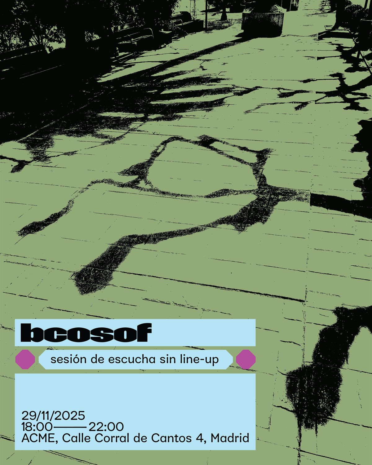 Bcosof: Sesi\u00f3n de escucha sin line-up