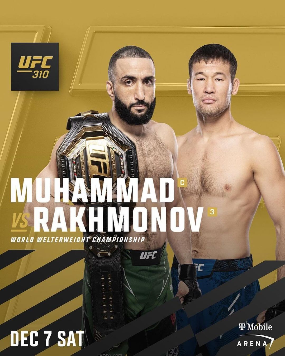 \ud83e\udd4a UFC 310: Muhammad vs. Rakhmonov