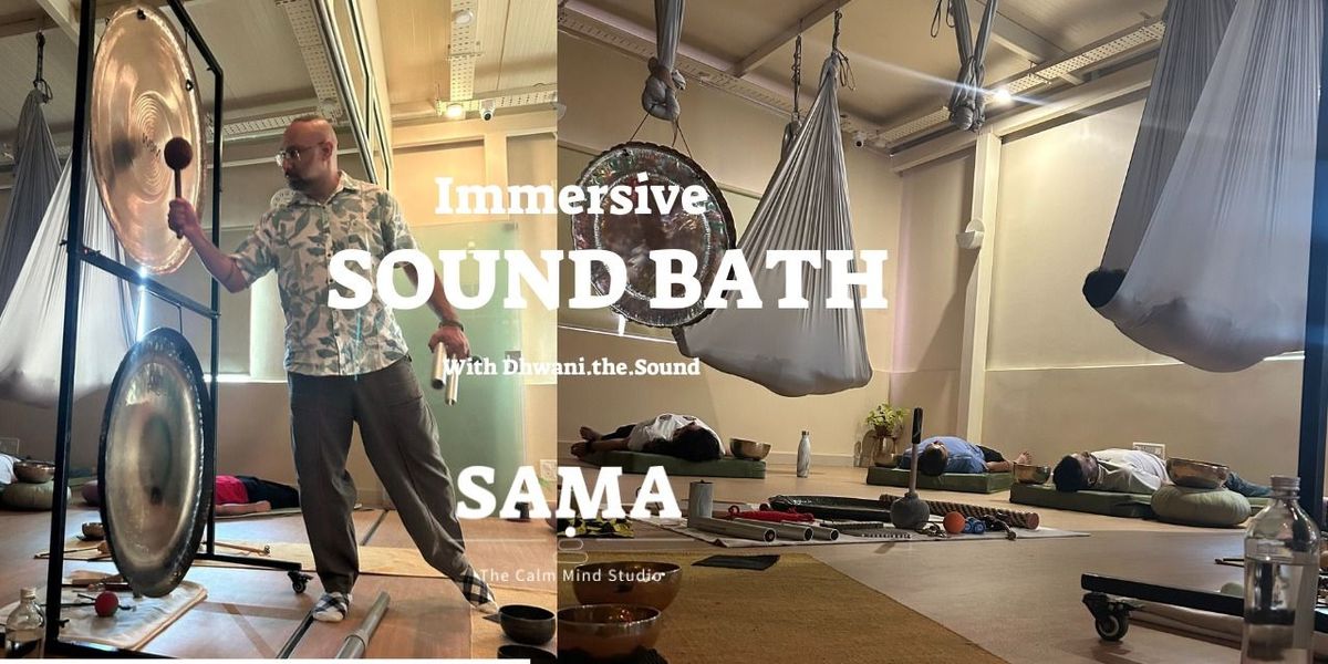 Immersive Sound Bath Soothing Experience