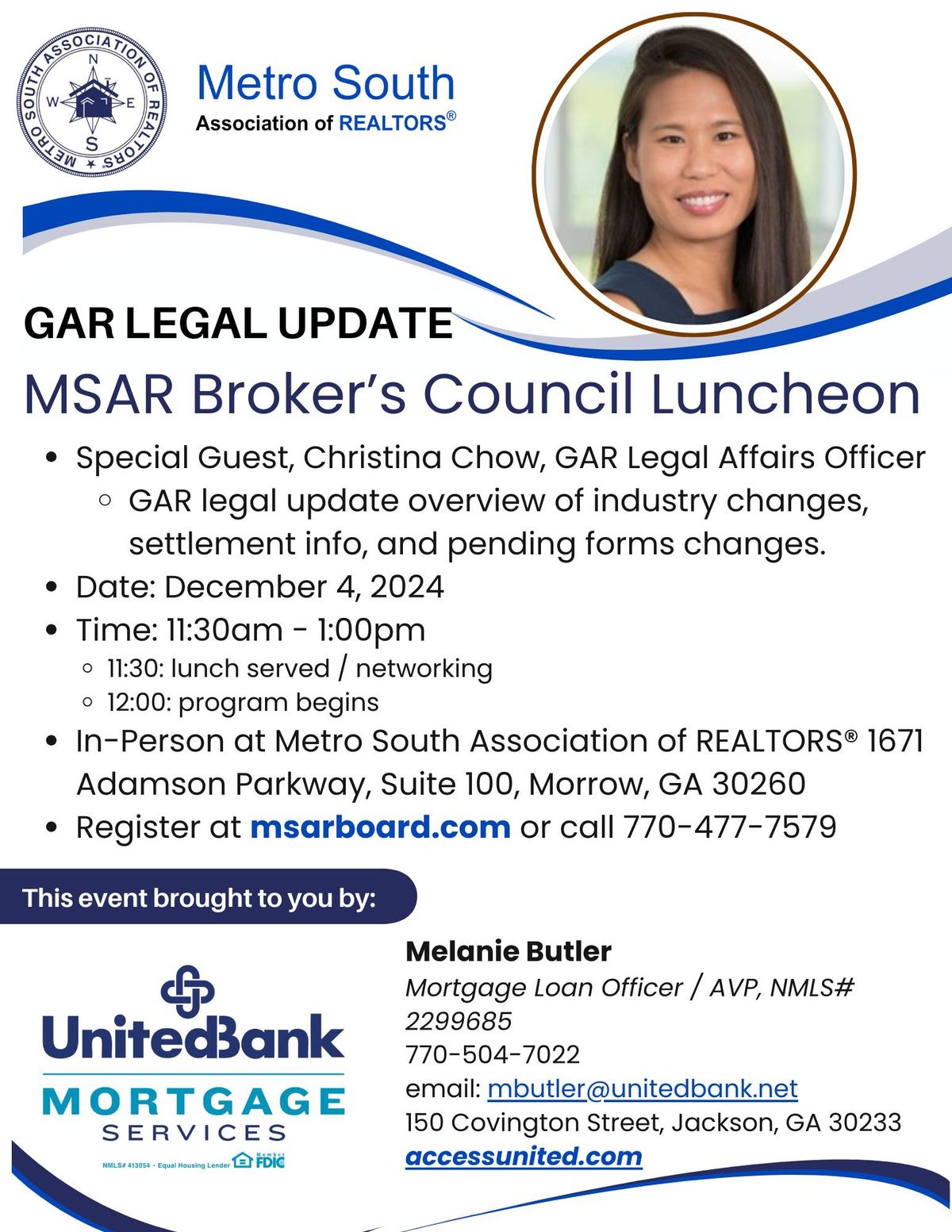 Broker's Council Luncheon: GAR Legal Update