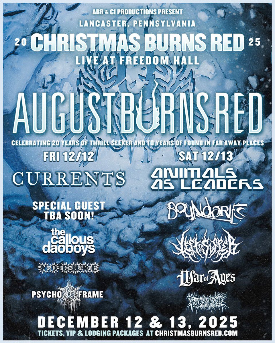 August Burns Red at Culture Room