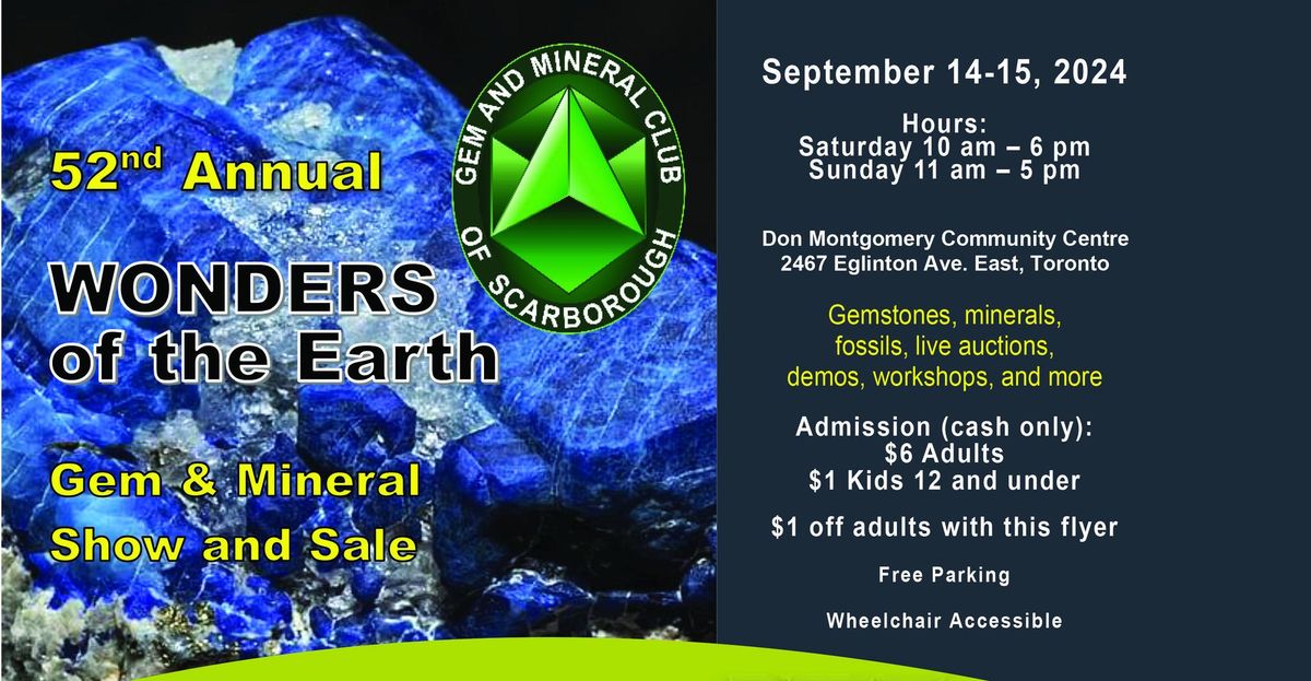 Wonders of the Earth Gem and Mineral show