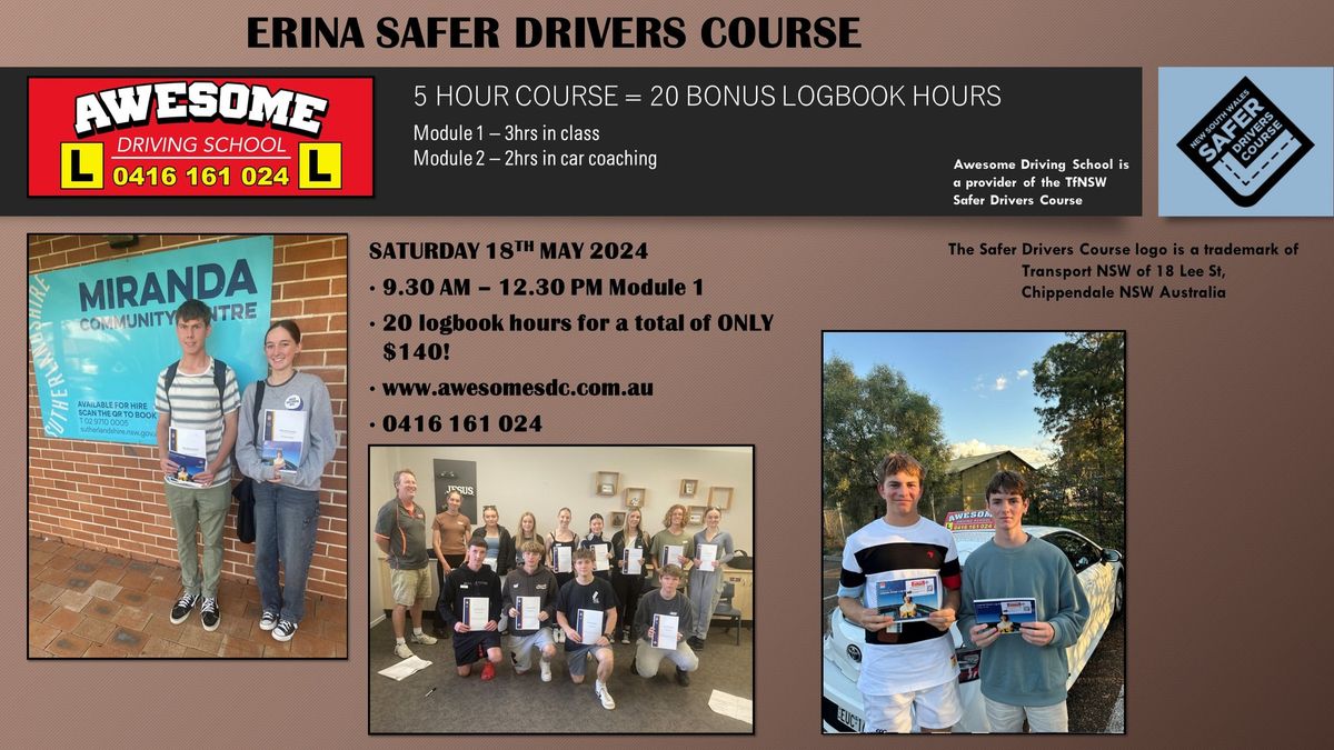 Erina Safer Drivers Course