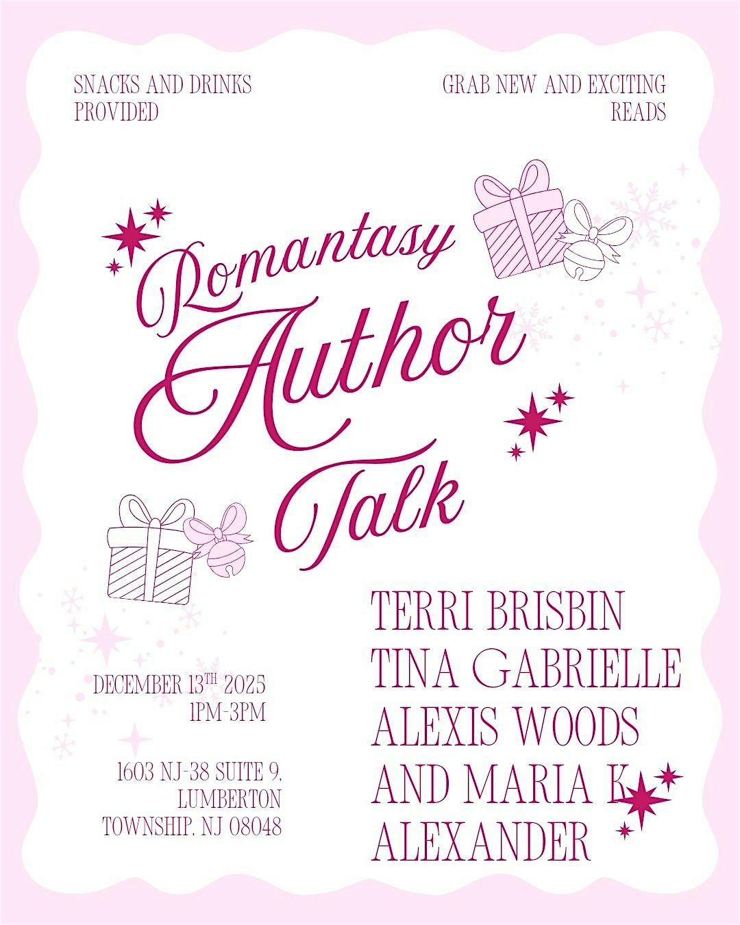 Romantasy Author Talk