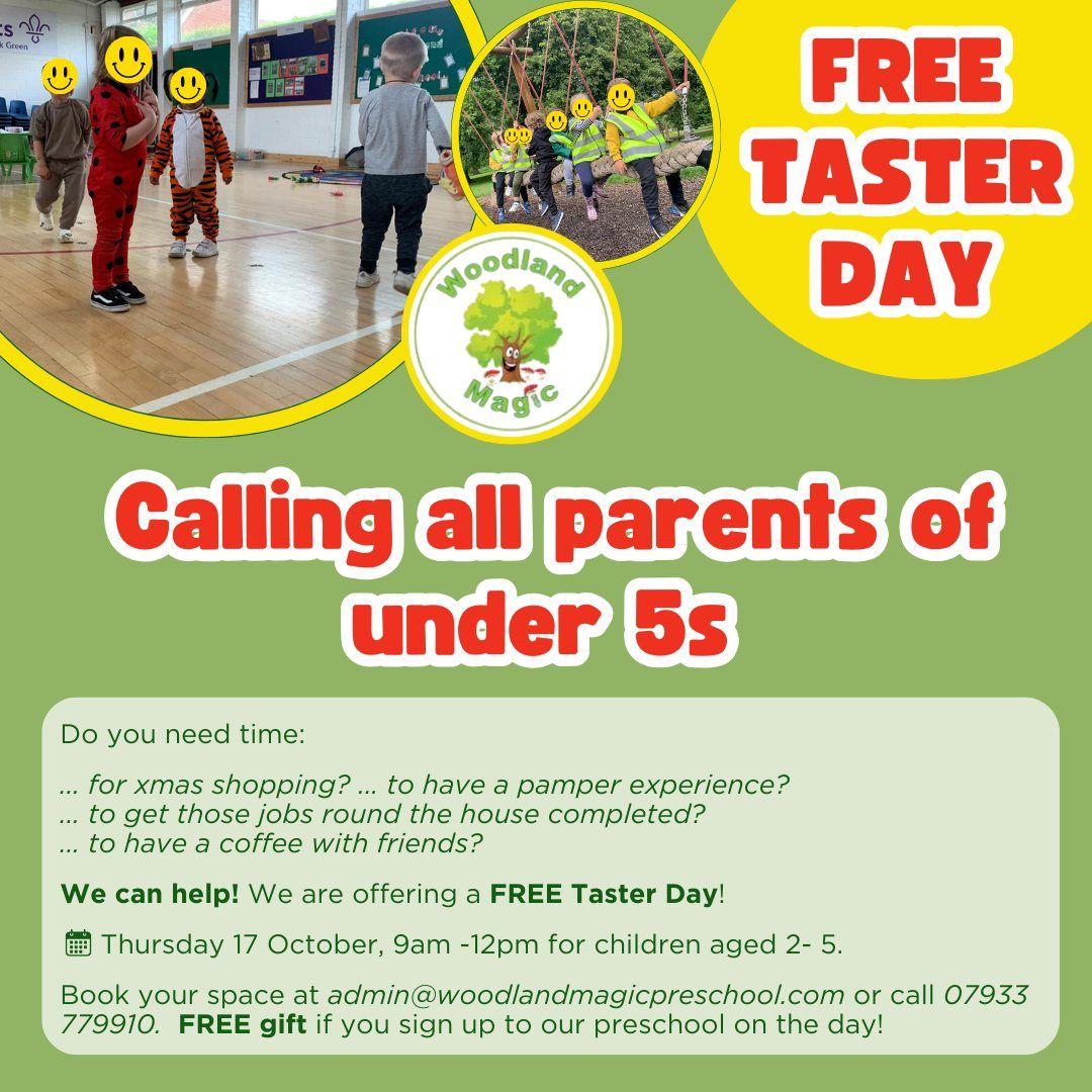 Woodland Magic Preschool FREE Taster Day