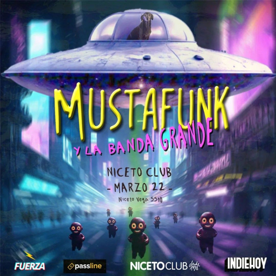 Mustafunk y La Banda Grande en Niceto Club