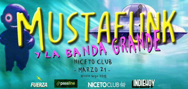 Mustafunk y La Banda Grande en Niceto Club