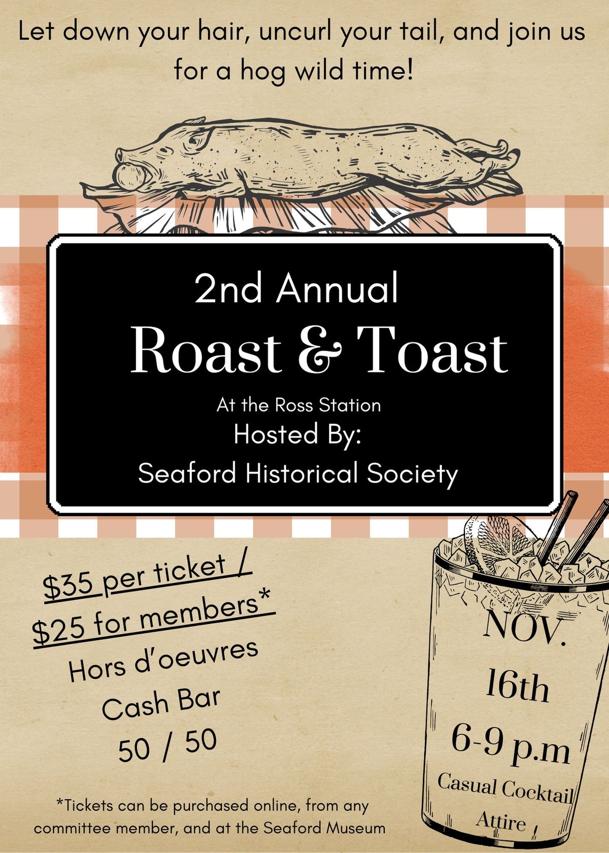 2nd Annual Roast & Toast