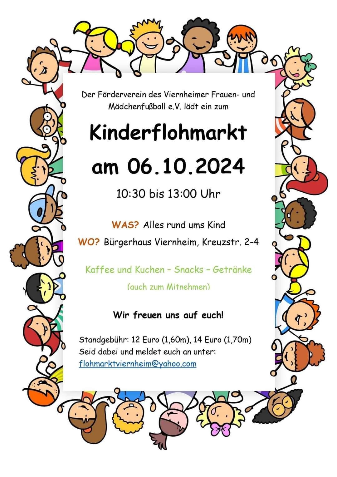 Gro\u00dfer Kinderflohmarkt Viernheim 