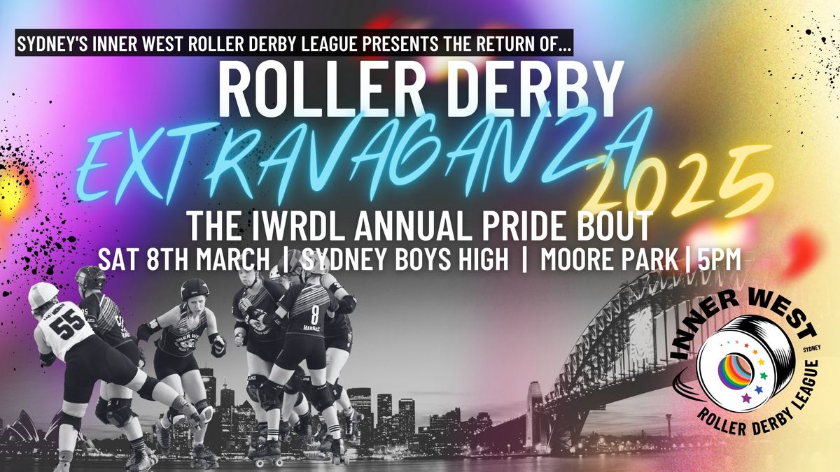 2025 IWRDL Roller Derby EXTRAVAGANZA - Annual Pride Games