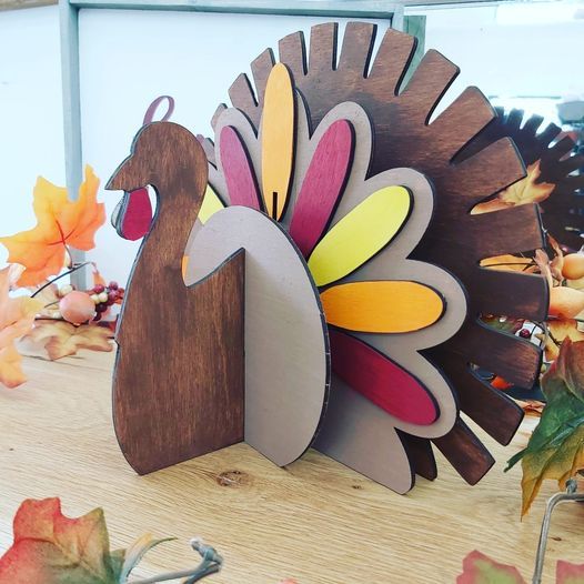 3D Turkey Centerpiece Workshop