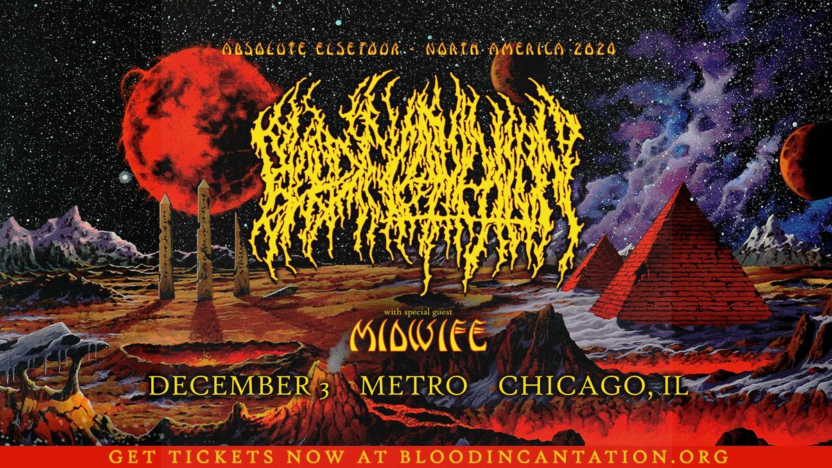 Blood Incantation - Absolute ElseTour - North America 2024 w\/ Midwife - 12\/3