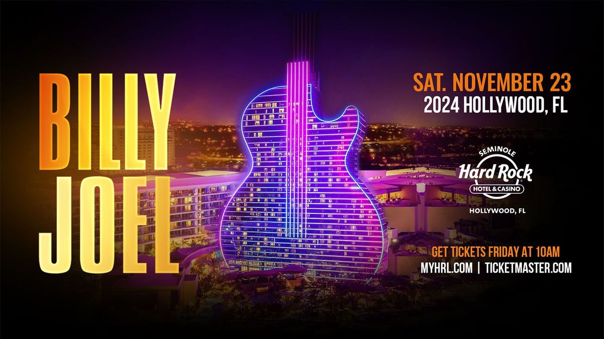 Billy Joel at Hard Rock Live - Hollywood