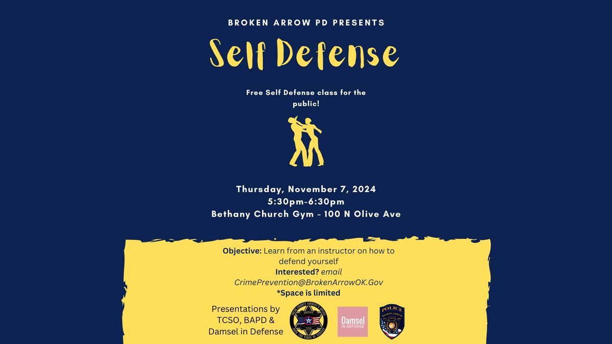 Self Defense Class - Additional Date