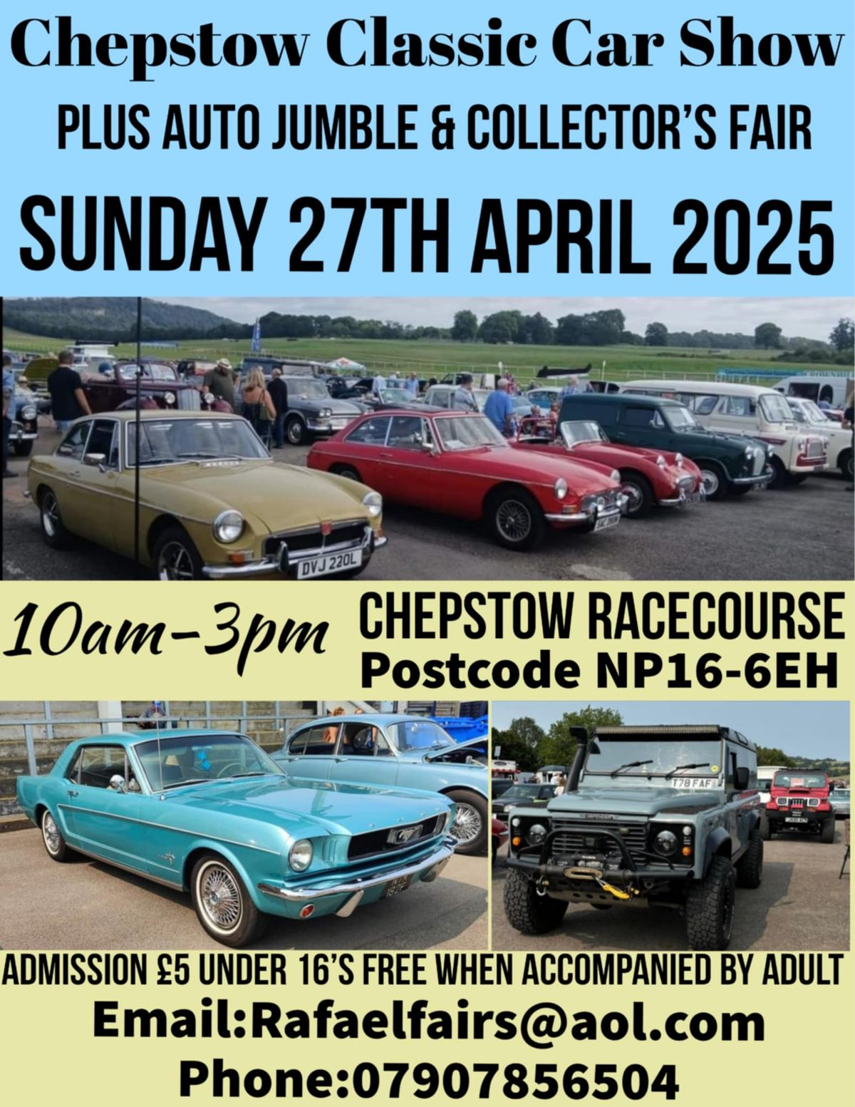 Chepstow Classic Car Show Plus Auto Jumble & Collectors Fair 