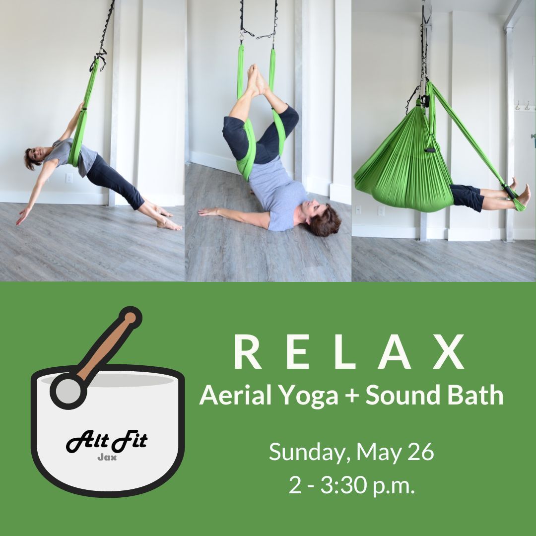 Relax - Aerial Yoga + Sound Bath with Lisa Long, M.A.