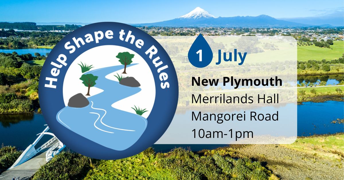 New Plymouth - talk with us about freshwater targets