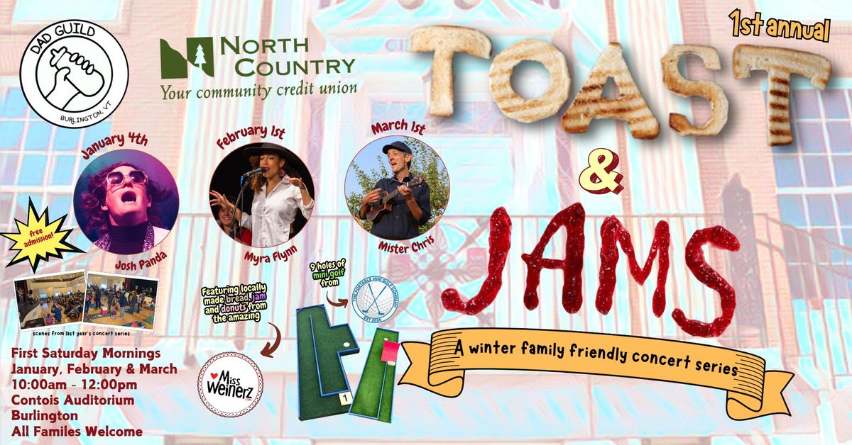 Dad Guild's 1st Annual Toast & Jams Winter Concert Series