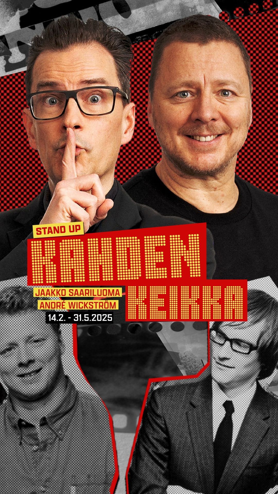 Kahden Keikka \u2013 Saariluoma & Wickstr\u00f6m stand up -kiertue K16