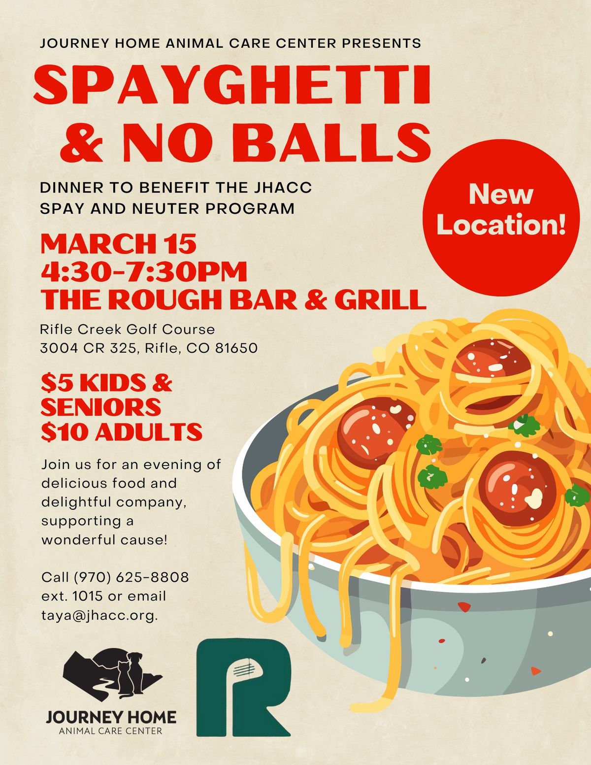 Spayghetti and No Balls Dinner