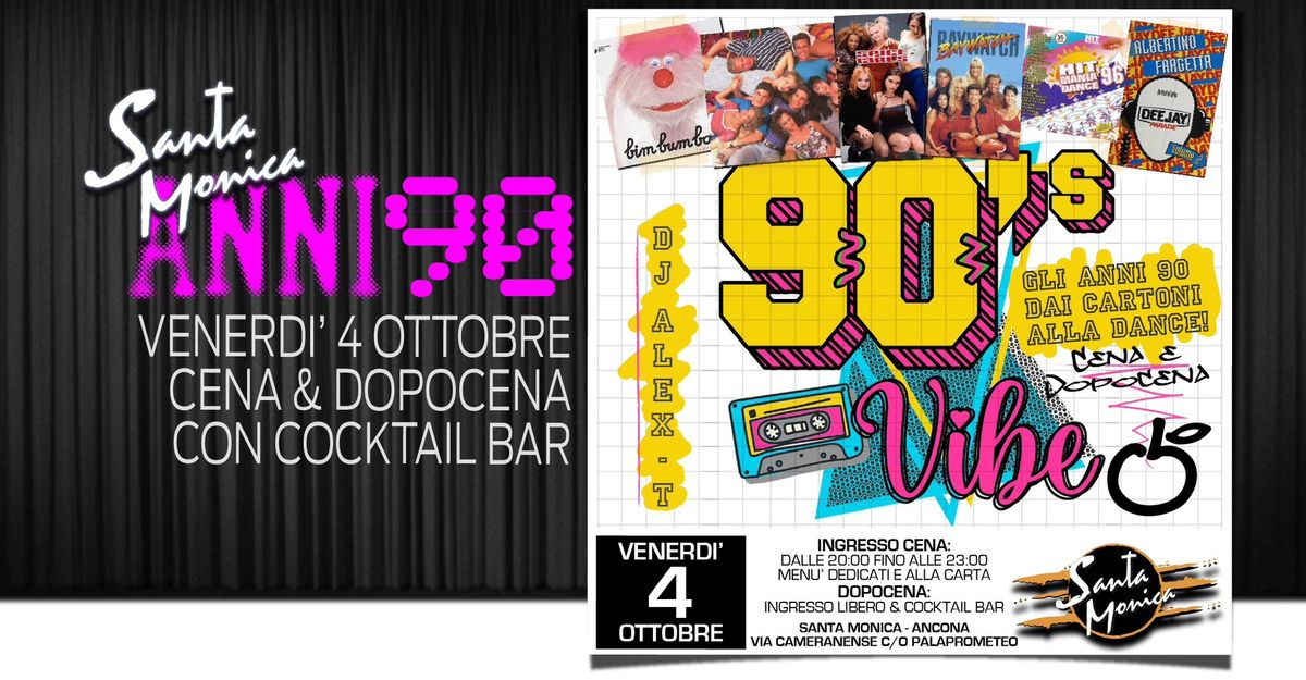 90's Vibe \u2022 Gli anni 90 dai cartoni animati alla dance