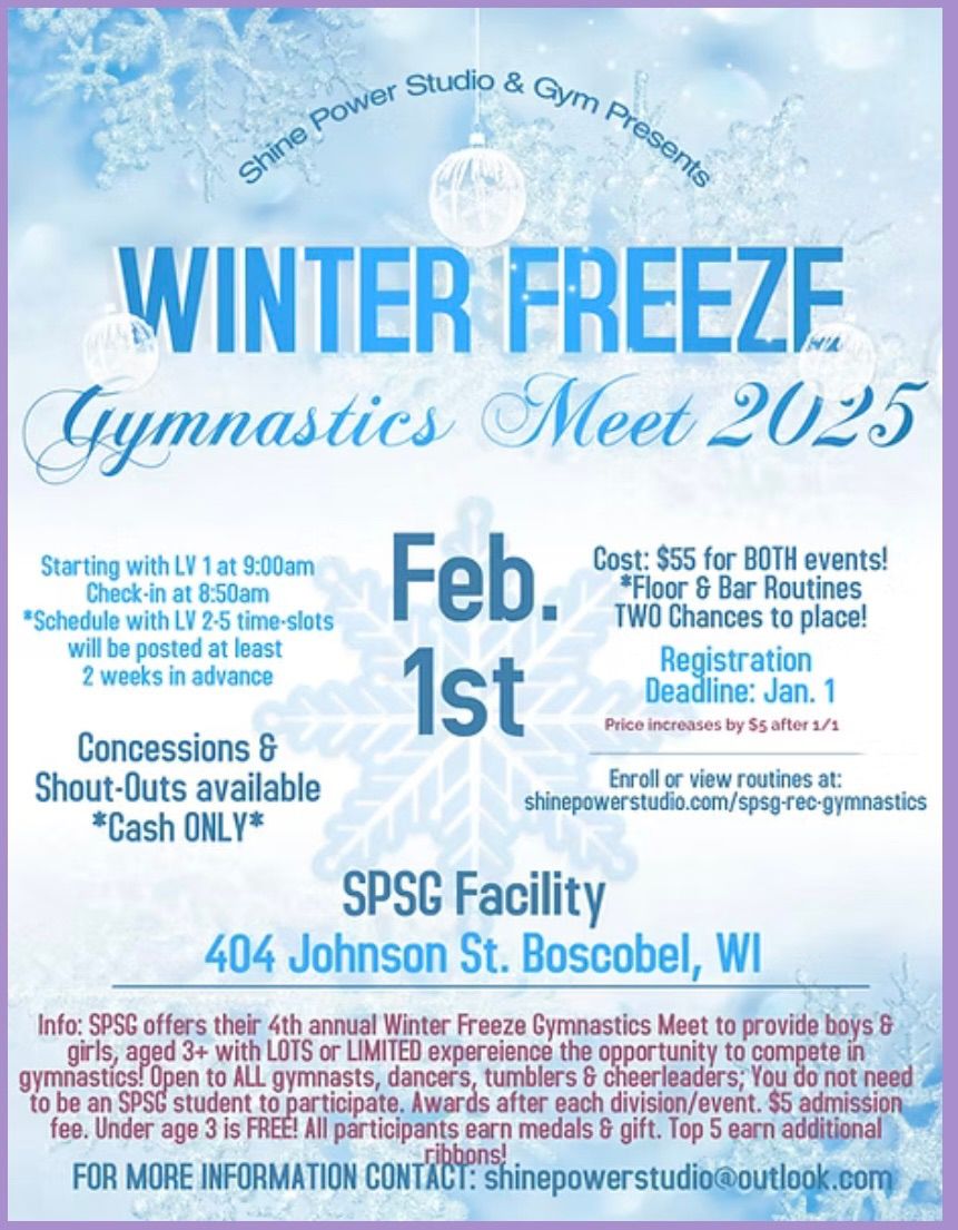 Winter Freeze Gymnastics Meet 2025