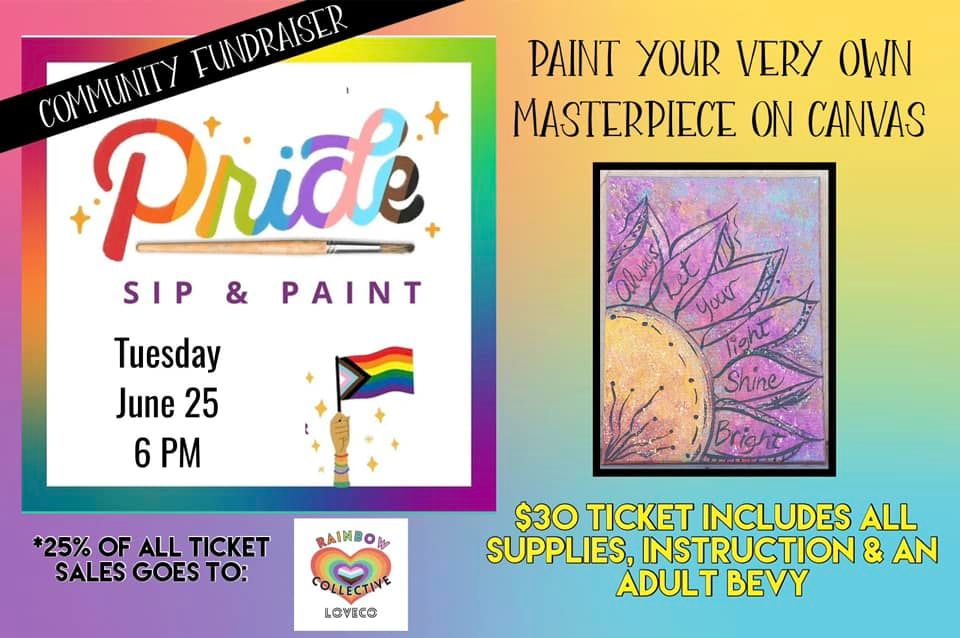 PRIDE Sip & Paint