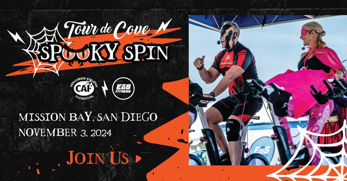 Tour de Cove Spooky Spin presented by E\u014dS Fitness