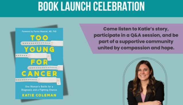 Book Launch, "Too Young for Cancer"