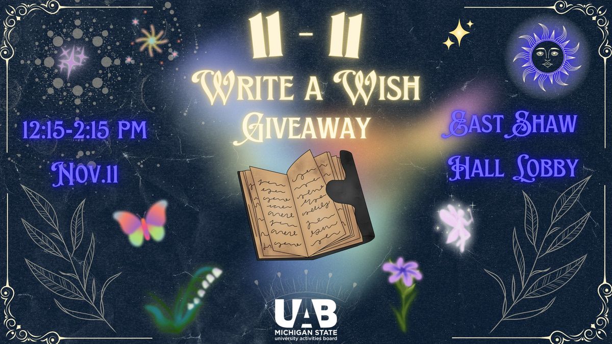 Write A Wish Giveaway