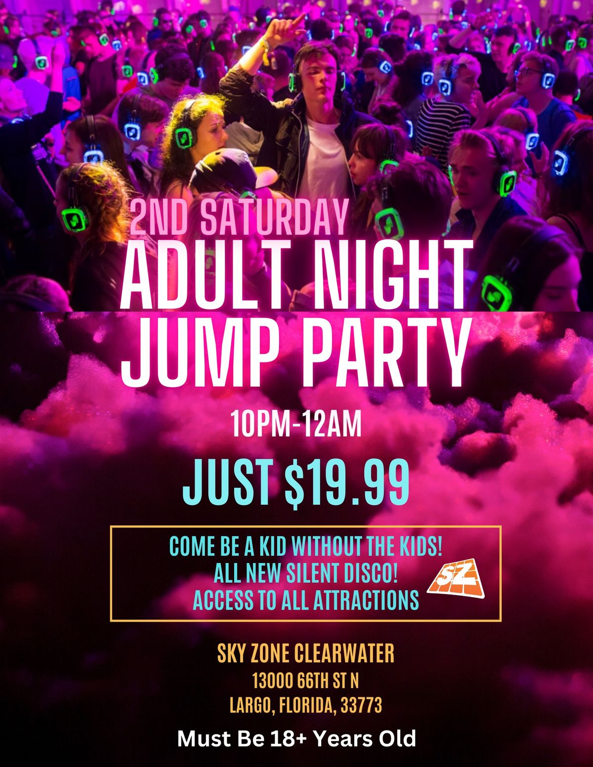 Adult Night 2nd Saturdays!