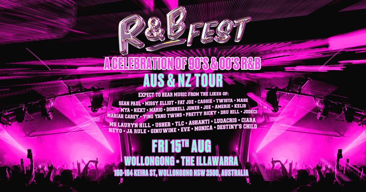 R&B Fest Is Coming To Wollongong!