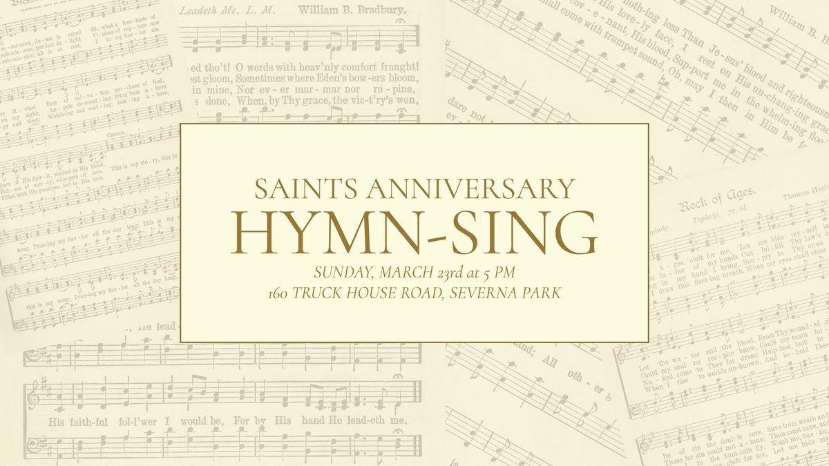 Saints Anniversary Hymn-Sing