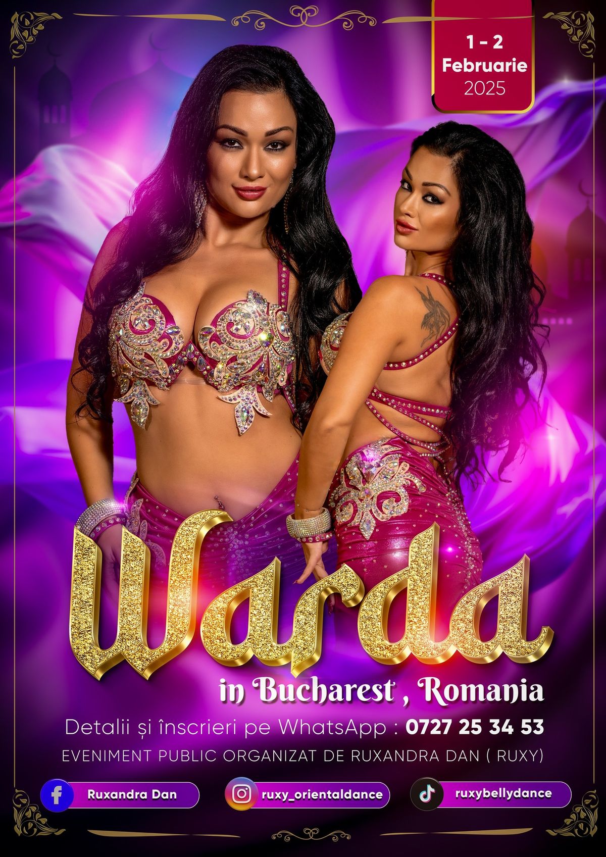 Intensive bellydance workshops with Warda