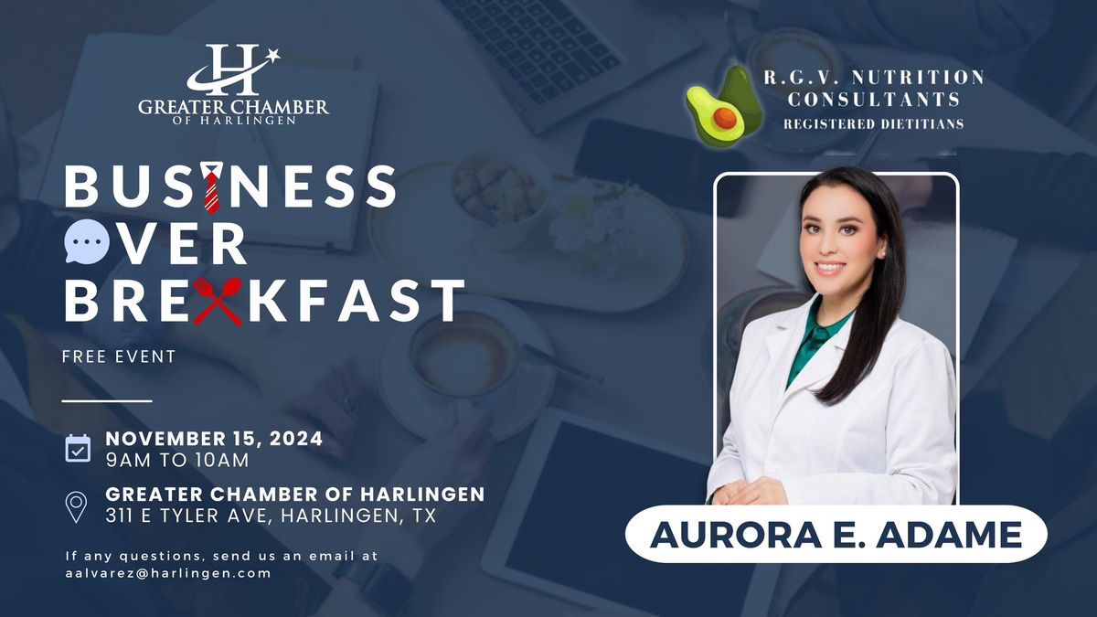 Business Over Breakfast: R.G.V. Nutrition Consultants LLC