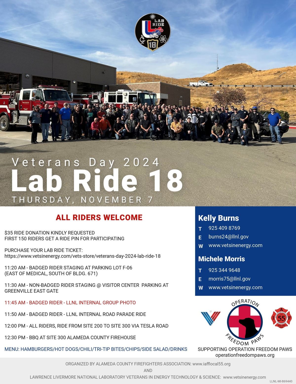 Veterans Day Lab Ride 2024