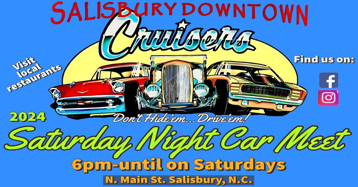 Salisbury Downtown Cruisers Saturday Night Car Meet