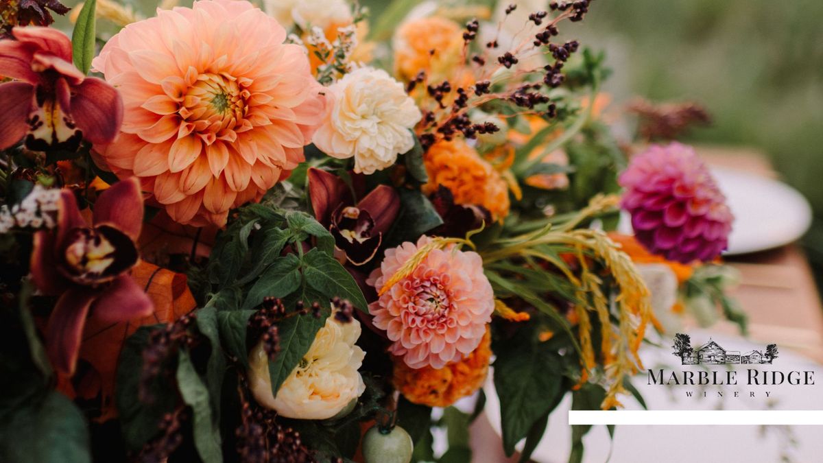 Sip & Stem: Thanksgiving Floral Centerpiece Workshop