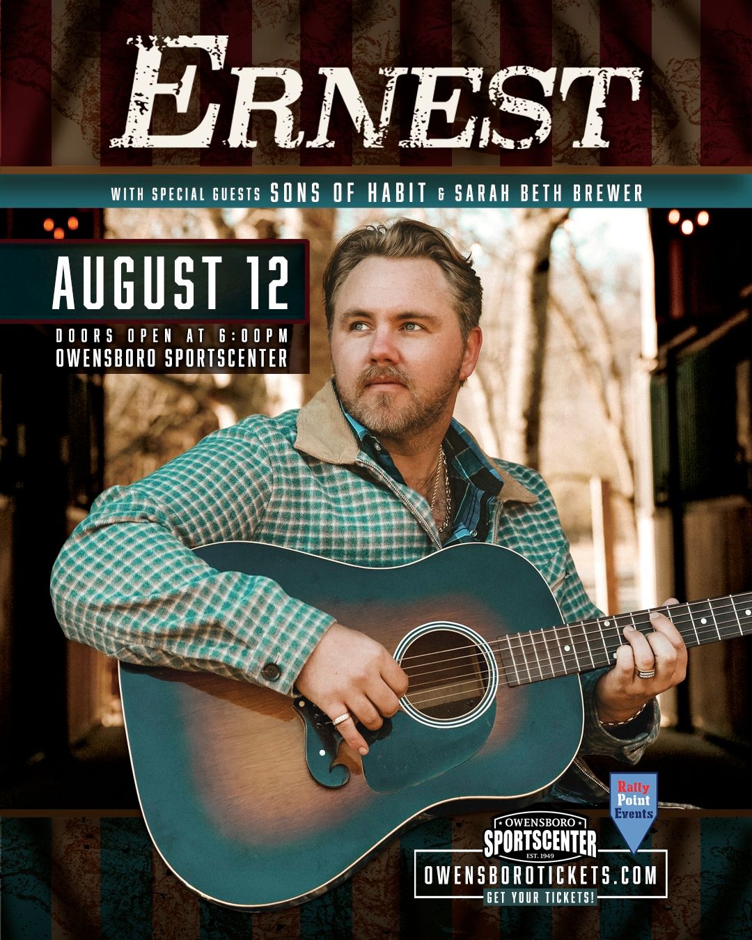 Ernest at Ryman Auditorium