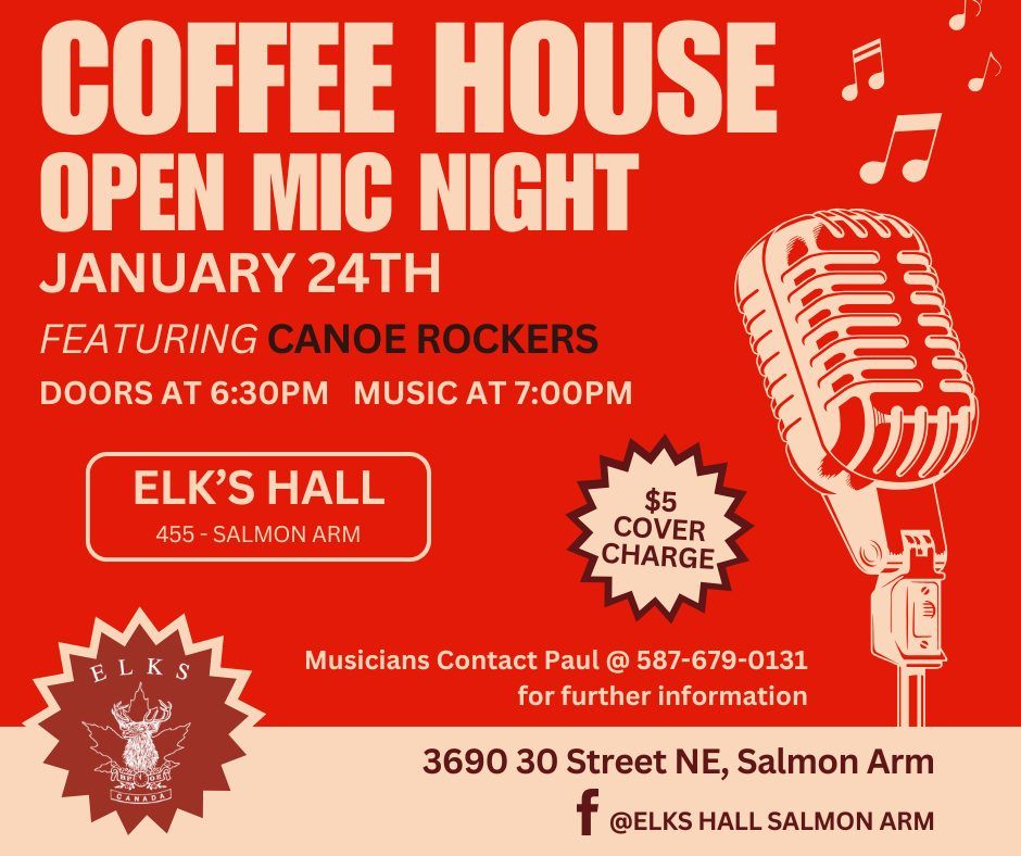 Coffee House Salmon Arm - Ft. Canoe Rockers