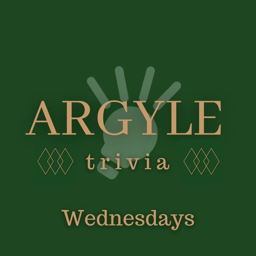 Wednesday Trivia at The Argyle (Hamilton)