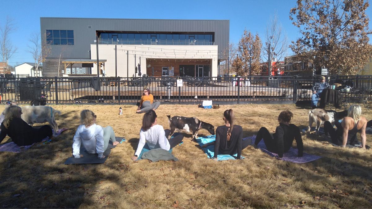 Greedy Goat Yoga @Bentonville Brewing Co!