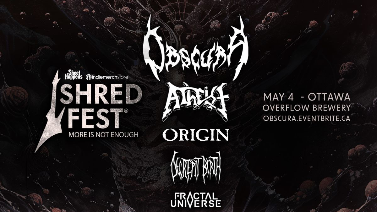 Osbsura, Atheist, Origin, Decrepit Birth, Fractal Universe at Overflow